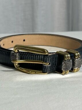 #Vintage | #Brighton | Black leather belt